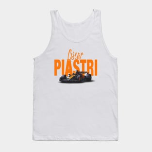 Oscar Piastri Racing Car Tank Top